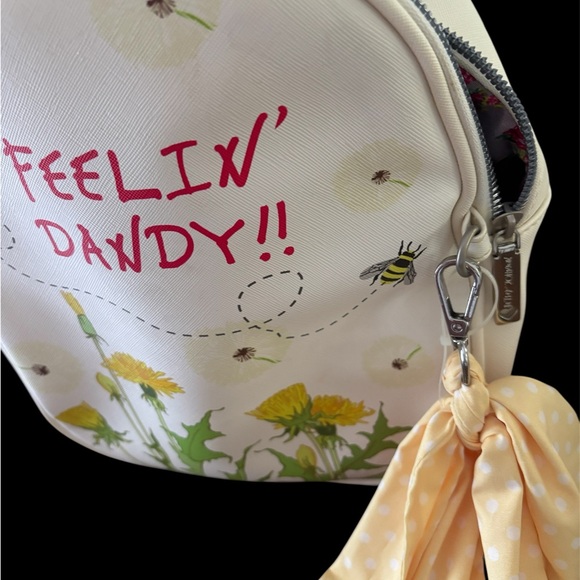 Betsey Johnson Feelin' Dandy Bumblebee Dandelion Backpack - Picture 3 of 10